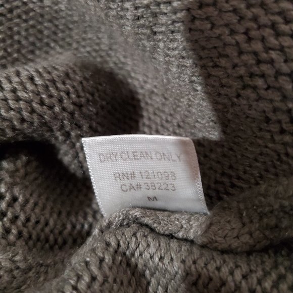 Gypsy 05 Copper Metallic Knit Fitted Long Sleeve Sweater Dress Women's Size M - Picture 9 of 9